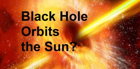 Black Hole Orbiting the Sun?