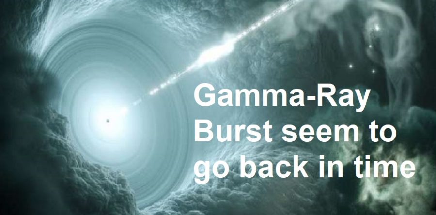 Gamma-Ray Bursts go Back in Time?
