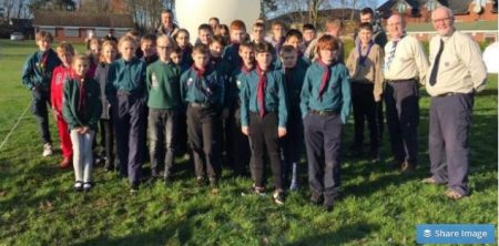 Scouts launch balloon to the edge of space